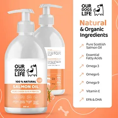 DOGSLIFE Salmon Oil lašišų aliejus šunims, 1000 ml — 2 nuotrauka