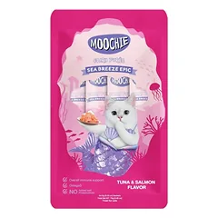 MOOCHIE Fairy Puree Tunas ir Katsuobushi 5×15 g kačių skanėstas 