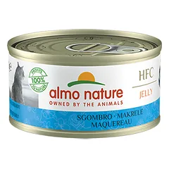 Almo Nature HFC Jelly Makrelė želė konservai suaugusiems katėms, 70 g