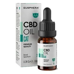 EUSPHERA CBD-Öl für Katzen – beruhigend und vitaminreich, 10 ml
