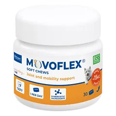 MOVOFLEX S kramtomosios tabletės Ėdalo papildas sąnarių mobilumui 2gN30