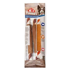 8in1 Flavours Mega Ribs trigubo skonio skanėstas šunims, 140 g — 2 nuotrauka