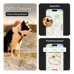 Weenect augintinių GPS sekimo įrenginys XT šunims, juodas – be antkaklio, Labai dideliems > 45 kg — 3 nuotrauka