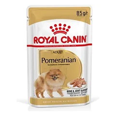 ROYAL CANIN Pomeranian 12x85g drėgnas pašaras - paštetas, skirtas suaugusiems Pomeranian veislės šunims