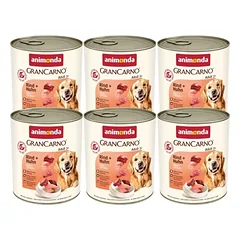 ANIMONDA GranCarno Adult Dog skonis: jautiena + vištiena 6x800g