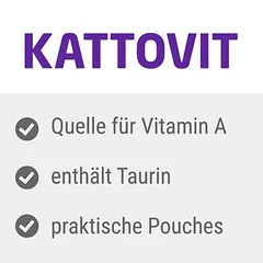 Kattovit Vital Care Hair & Skin Pouches su paukštiena, drėgnas maistas katėms — 2 nuotrauka