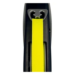flexi pavadėlis Giant Professional 10 m, juoda / neoninė geltona, Labai dideliems > 45 kg — 4 nuotrauka