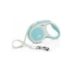 Flexi New Comfort ritininis pavadėlis šunims S (juosta) 5 m, šviesiai mėlynas — 2 nuotrauka