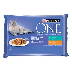 PURINA ONE drėgnas maistas katėms, ekonominė pakuotė 12 x 85 g — 4 nuotrauka