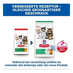 Hill's Science Plan Kitten Huhn, 3 - 4,9 kg — 2 nuotrauka