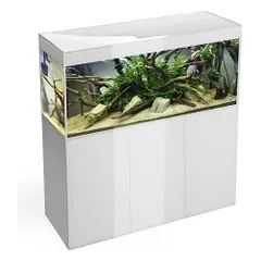 Glossy 120 akvariumas stačiakampis, baltas, 120x40x60 cm