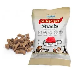Mediterranean Natural Serrano Snacks jautienos skonio skanėstai šunims - Pet24