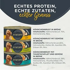 Encore skardinių mišinys sultinyje, drėgnas maistas šunims, ekonominė pakuotė 32 x 156 g, 100 - 199 g — 2 nuotrauka