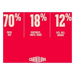 Carnilove True Fresh Kitten su jautiena, sausas maistas kačiukams — 3 nuotrauka