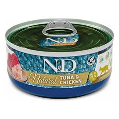 Farmina N&D Cat Natural Adult su tunu ir vištiena 70 g — 2 nuotrauka