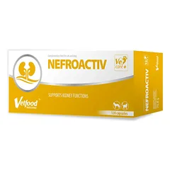 Vetfood NefroActiv - inkstų palaikymo papildas šunims ir katėms - 120 tablečių