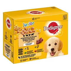 Pedigree Junior šviežumo maišeliai, drėgnas maistas šunims, daugiapakuotė — 2 nuotrauka