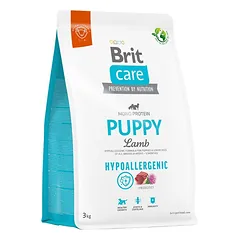 Brit Care Hypoallergenic Puppy Lamb & Rice sausas ėdalas šuniukams ir jauniems šunims su ėriena ir ryžiais, 3 kg