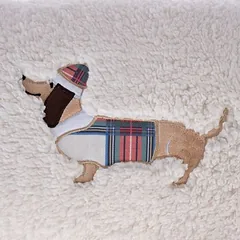 TIAKI pagalvė Funny Winter Dog, L 50 x B 30 cm — 2 nuotrauka