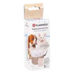 Flamingo Filter Wasserautomat Mali weiß für Katzen