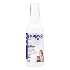 Fypryst Fipronil 2.5mg/ml - aerozolis nuo blusų ir erkių šunims ir katėms, 100ml — 2 nuotrauka