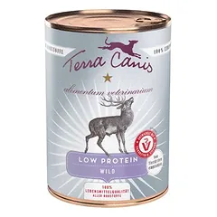 Terra Canis Alimentum Veterinarium Low Protein, drėgnas maistas šunims 6 x 400 g — 3 nuotrauka