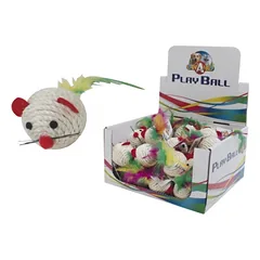 CROCI CAT TOY žaislas katėms 4.5cm pelės 2vnt (40)