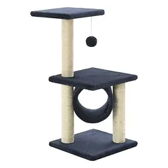 Prolenta Premium draskyklė katėms Colen, 30 x 30 x 65 cm, pilka, poliesteris: 100 % — 3 nuotrauka