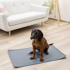 Kerbl Pet plaunamas šlapimą sugeriantis kilimėlis, pilkas, apie L 60 x B 45 cm — 2 nuotrauka
