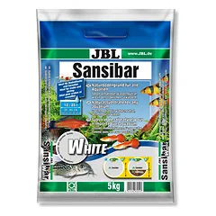 JBL gruntas Sansibar White 5 kg (0,2-0,6 mm), baltas