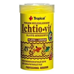 Tropical Ichtio-vit universalus pašaras įvairioms žuvims 100 ml — 3 nuotrauka