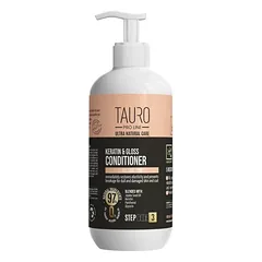 TAURO ULTRA NATURAL CARE Keratin & Gloss kondicionierius šunų ir kačių kailio priežiūrai