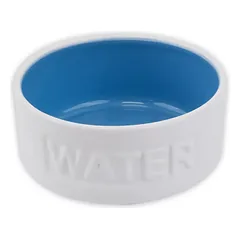 HAP keramikinis dubenėlis šuniui WATER, baltas 390ml