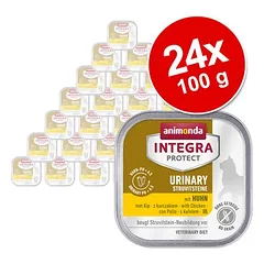 Sparpaket animonda Integra Protect Adult Urinary Struvitstein 24 x 100 g