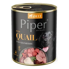 DOLINA NOTECI Piper šunims su putpele ir spanguolėmis 800g