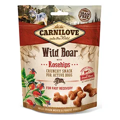 CARNILOVE Wild Boar with Rosehips skanėstas šunims su šerniena 200 g