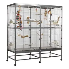 Montana patalpų voljeras paukščiams Paradiso 150, L 150 x B 65 x H 161 cm (2 pakuotės*) — 3 nuotrauka