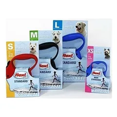 Flexi Standart S (cord) 5 m, blue - dog leash