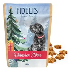 FIDELIS vištienos žvaigždutės, skanėstai šunims 100 g