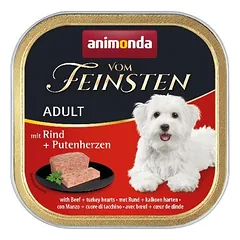 Animonda Vom Feinsten Classic Konservai Šunims Su Jautiena Ir Kalakutų Širdimis, 150g — 2 nuotrauka