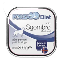 Forza10 Solo DIET drėgnas maistas šunims su skumbre, hipoalerginis, 300 g
