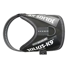 JULIUS-K9 IDC® Power petnešos šunims, juodos, Labai mažiems < 4 kg — 2 nuotrauka