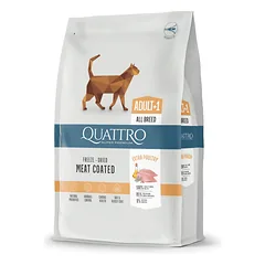 QUATTRO Extra Poultry su paukštiena sausas kačių pašaras, 7kg