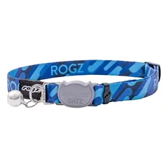 ROGZ FusionCat mėlynas antkaklis 11mm 20-31cm