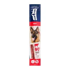 CLUB 4 PAWS Aukščiausios rūšies kramtalai šunims - mėsos lazdelės su jautiena, 12 g