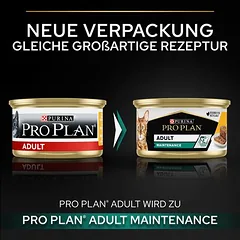 PURINA PRO PLAN Cat Adult Maintenance drėgnas maistas katėms 24 x 85 g, Vištiena — 3 nuotrauka