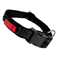 KONG Nylon Collar juodas antkaklis šunims