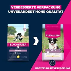 Eukanuba Premium Nutrition Puppy Medium Breed su vištiena, sausas maistas šuniukams, 3 - 4,9 kg — 3 nuotrauka