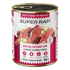 SUPER RAFI Mix 4 12x800g šunims — 1 nuotrauka