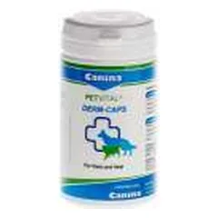 Canina Petvital Derm N100 papildai šunų ir kačių kailio ir odos priežiūrai, 40 g